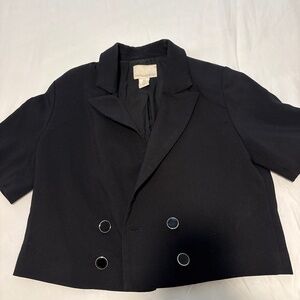 Cynthia Rowley short sleeve blazer